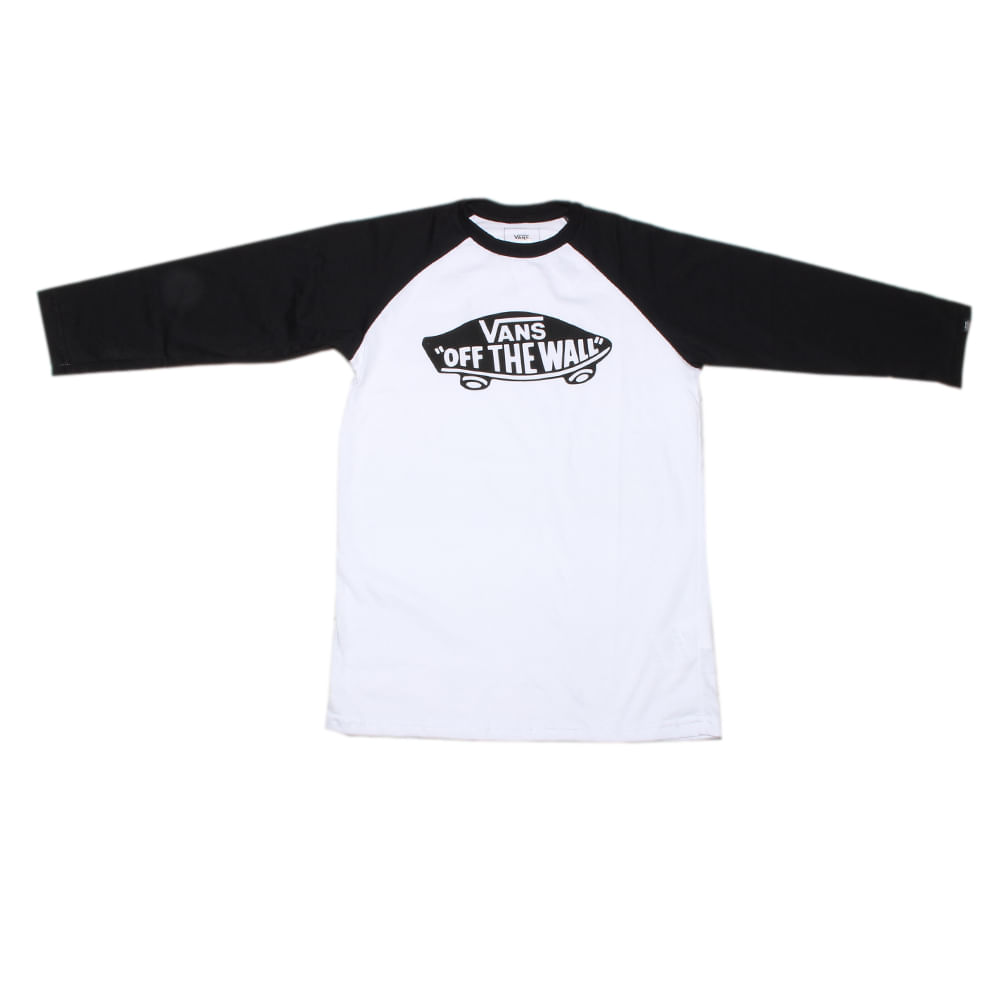 Camiseta Vans Manga Longa Juvenil Raglan Centralsurf