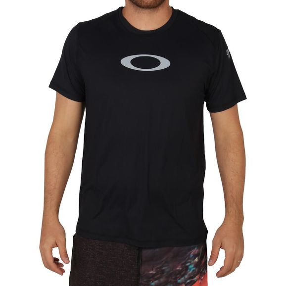 Camiseta Feminina Oakley Blur Ss Tee Linha Training
