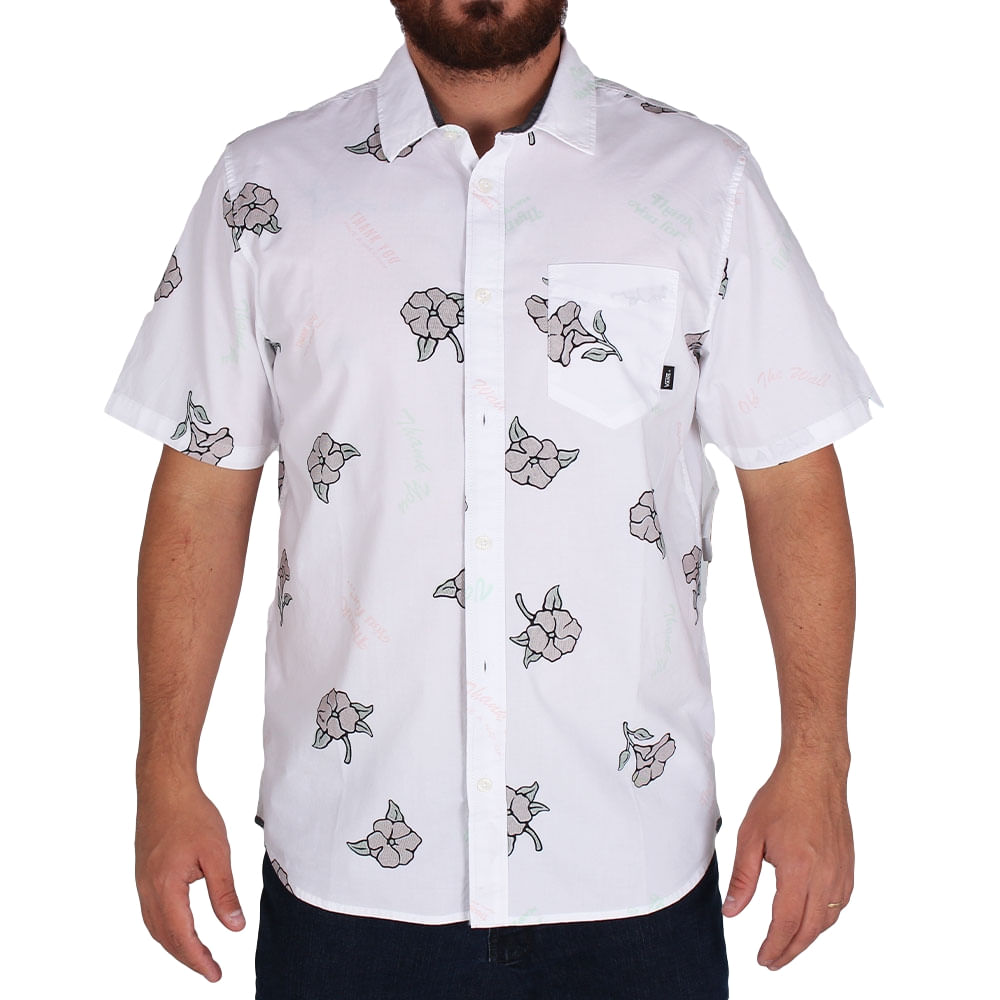 Introduce Suffocate Opponent Camisa Vans Thank You Floral Ss - centralsurf