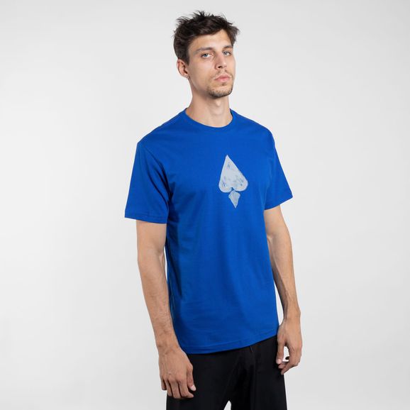 Camiseta Oakley Hexagonal Tee Estampada Masculina - Azul Royal