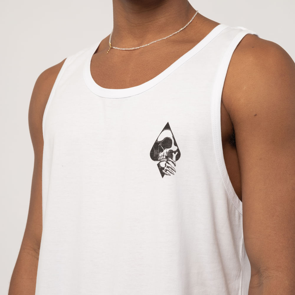 Regata oakley masculina skull tank preta em Promoção na Americanas